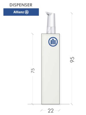 Colonna dispenser automatico TOTEM ALLIANZ